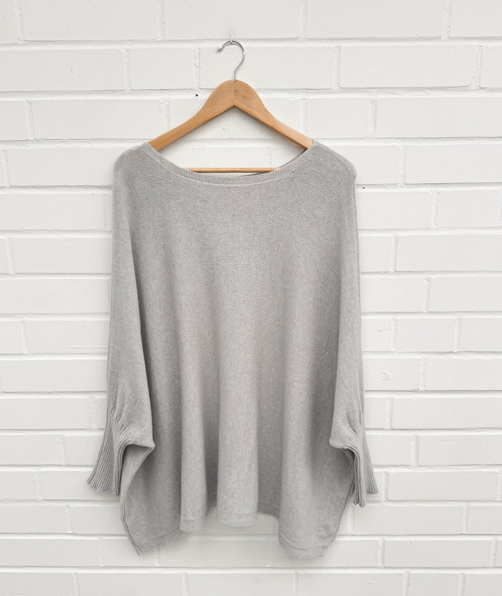 OVERSIZE BASIC STRICKPULLOVER - versch. Farben