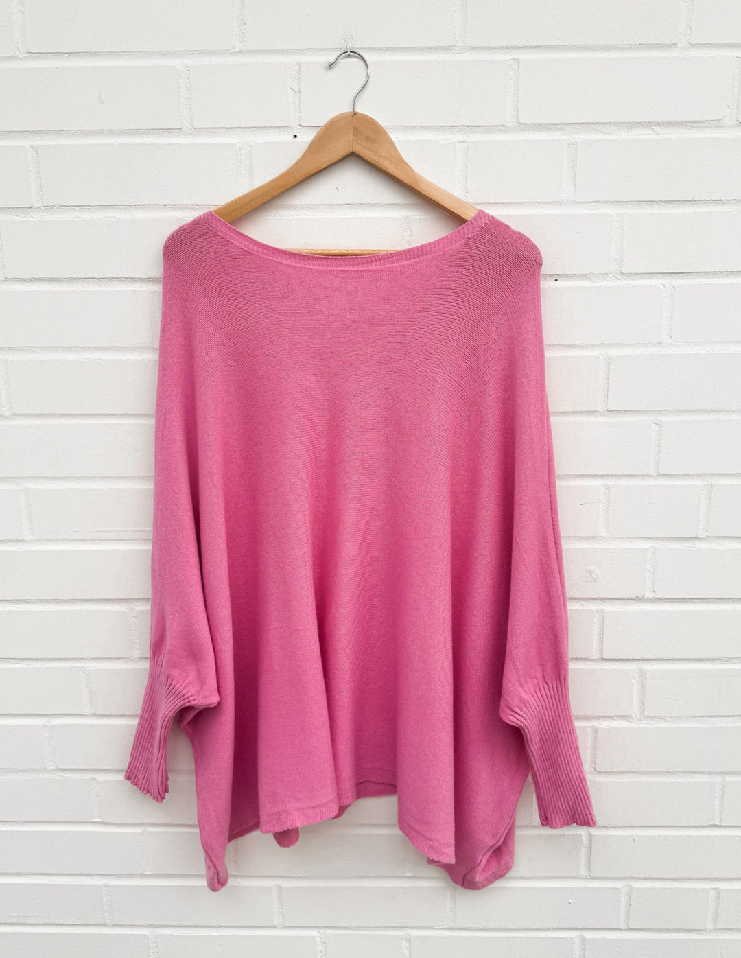 OVERSIZE BASIC STRICKPULLOVER - versch. Farben