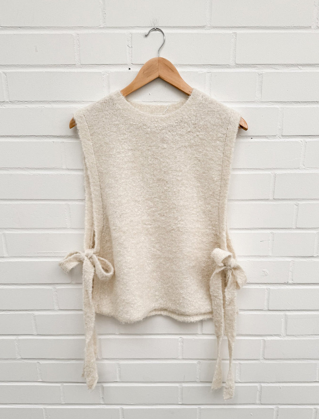 PULLUNDER MIT SCHLEIFE - Beige