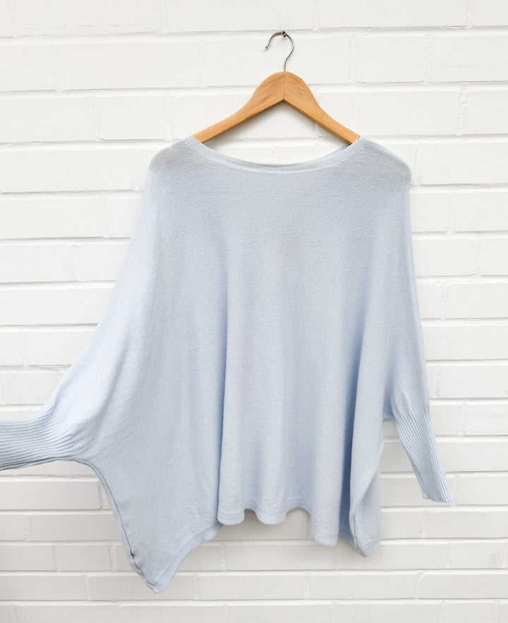 OVERSIZE BASIC STRICKPULLOVER - versch. Farben