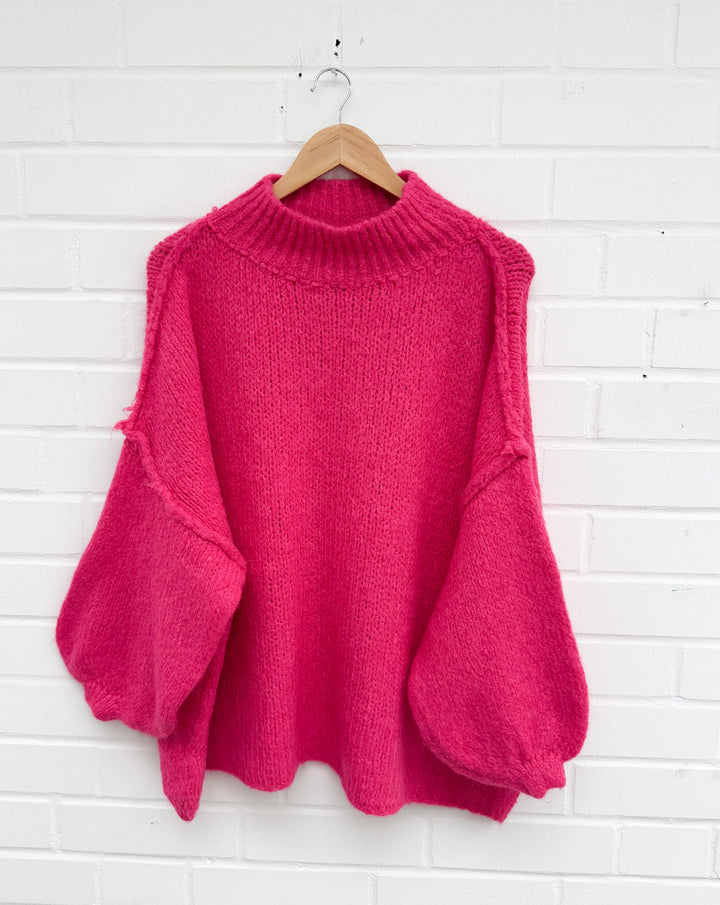 OVERSIZE STRICKPULLOVER MAIRA Eins - versch. Farben