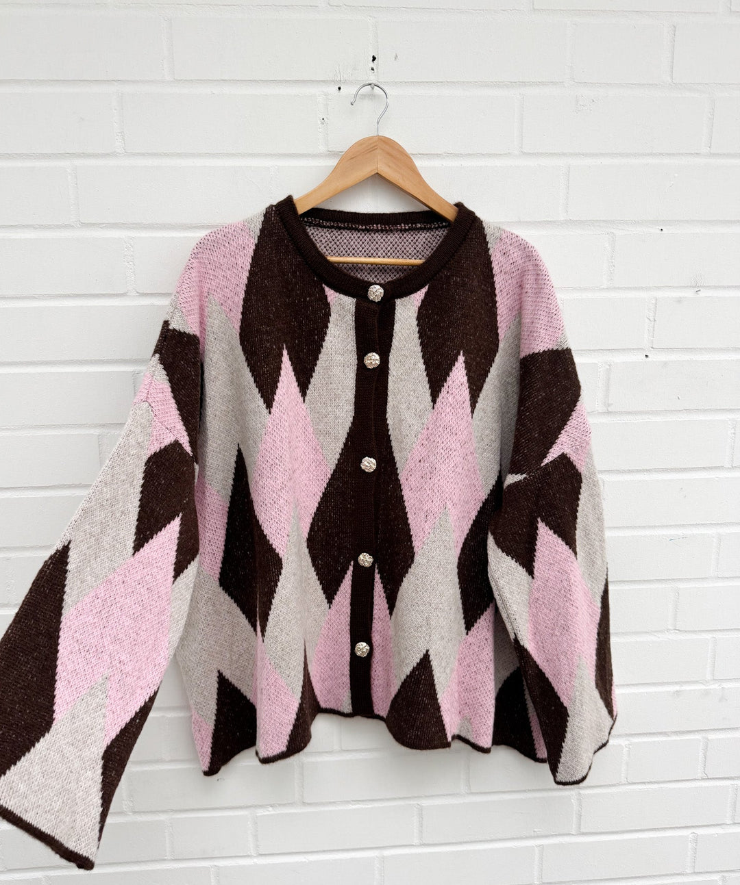 OVERSIZE RAY STRICKJACKE - versch. Farben