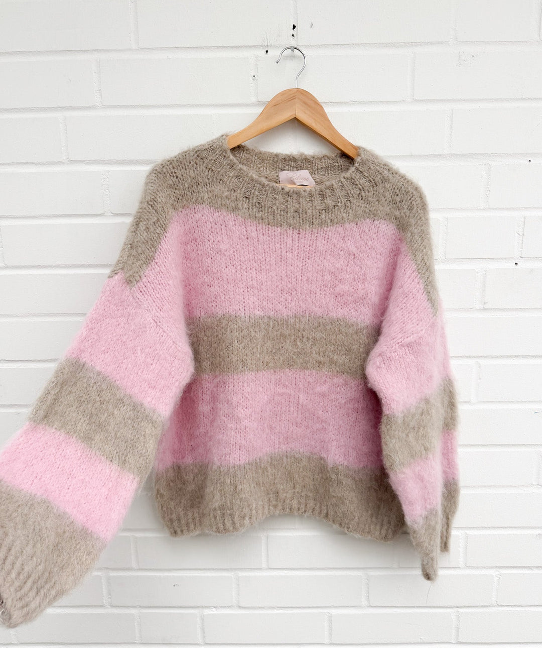 COZY STRIPE STRICKPULLOVER - versch. Farben