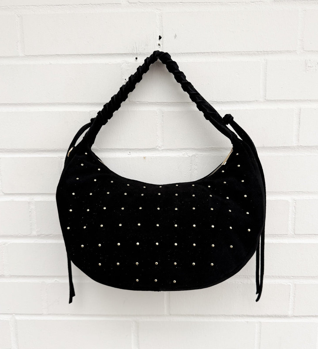 WILDLEDER NIETEN TASCHE - versch. Farben