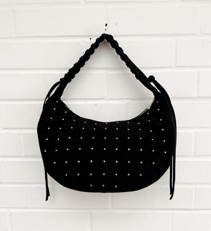 WILDLEDER NIETEN TASCHE - versch. Farben