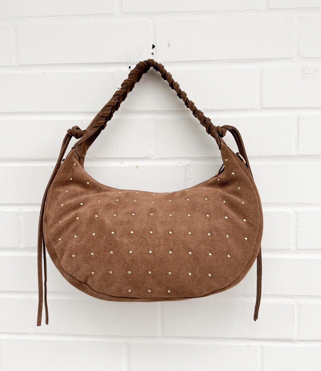 WILDLEDER NIETEN TASCHE - versch. Farben