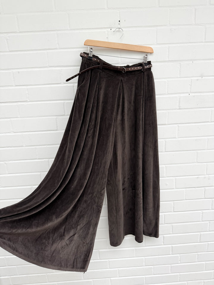 ULTRA NICKI WIDE LEG HOSE -  versch. Farben