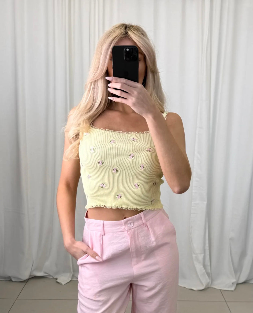 TOP LACE ROSE - versch. Farben