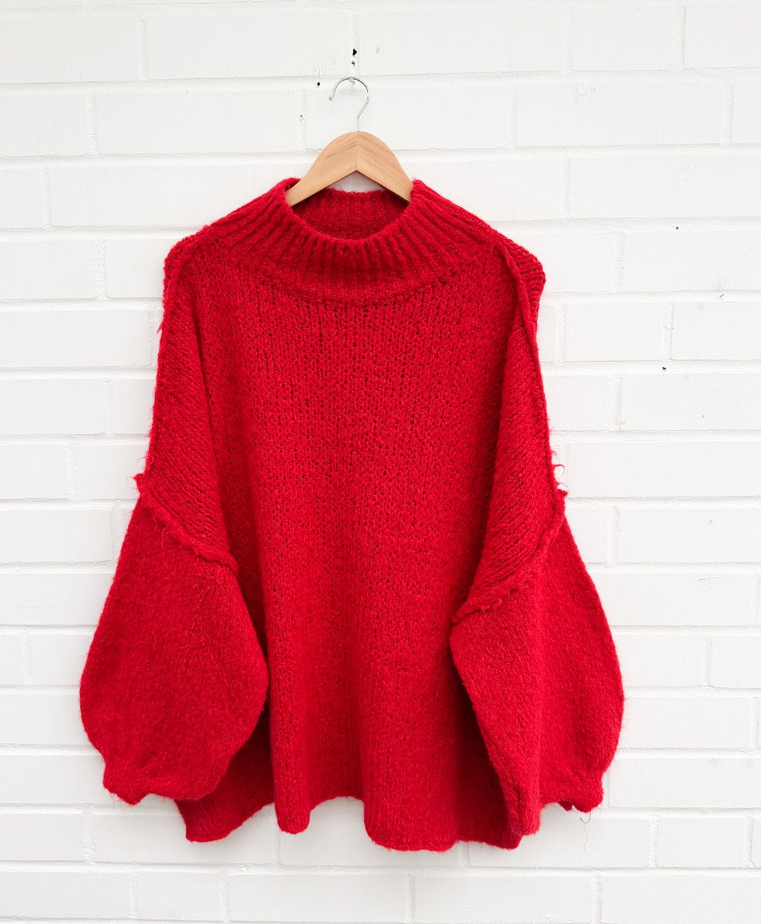 LANGER OVERSIZE STRICKPULLOVER MAIRA - versch. Farben