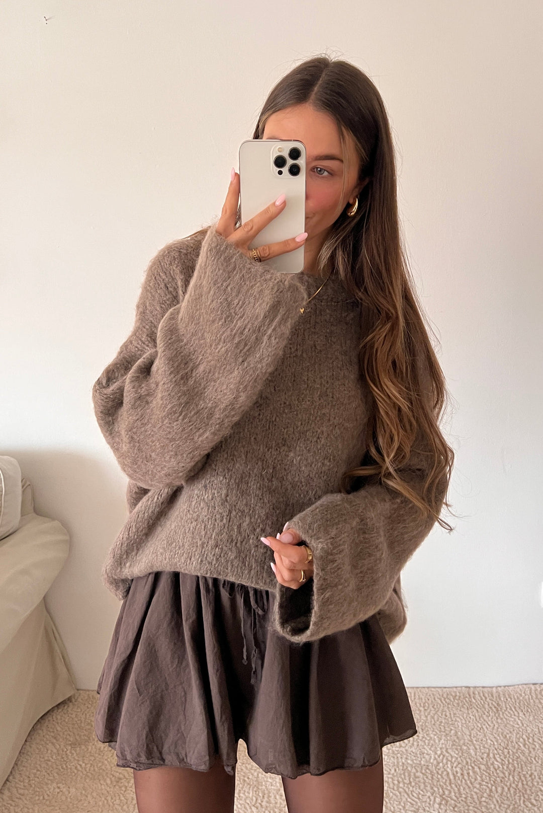 STRICKPULLOVER cozy - versch. Farben