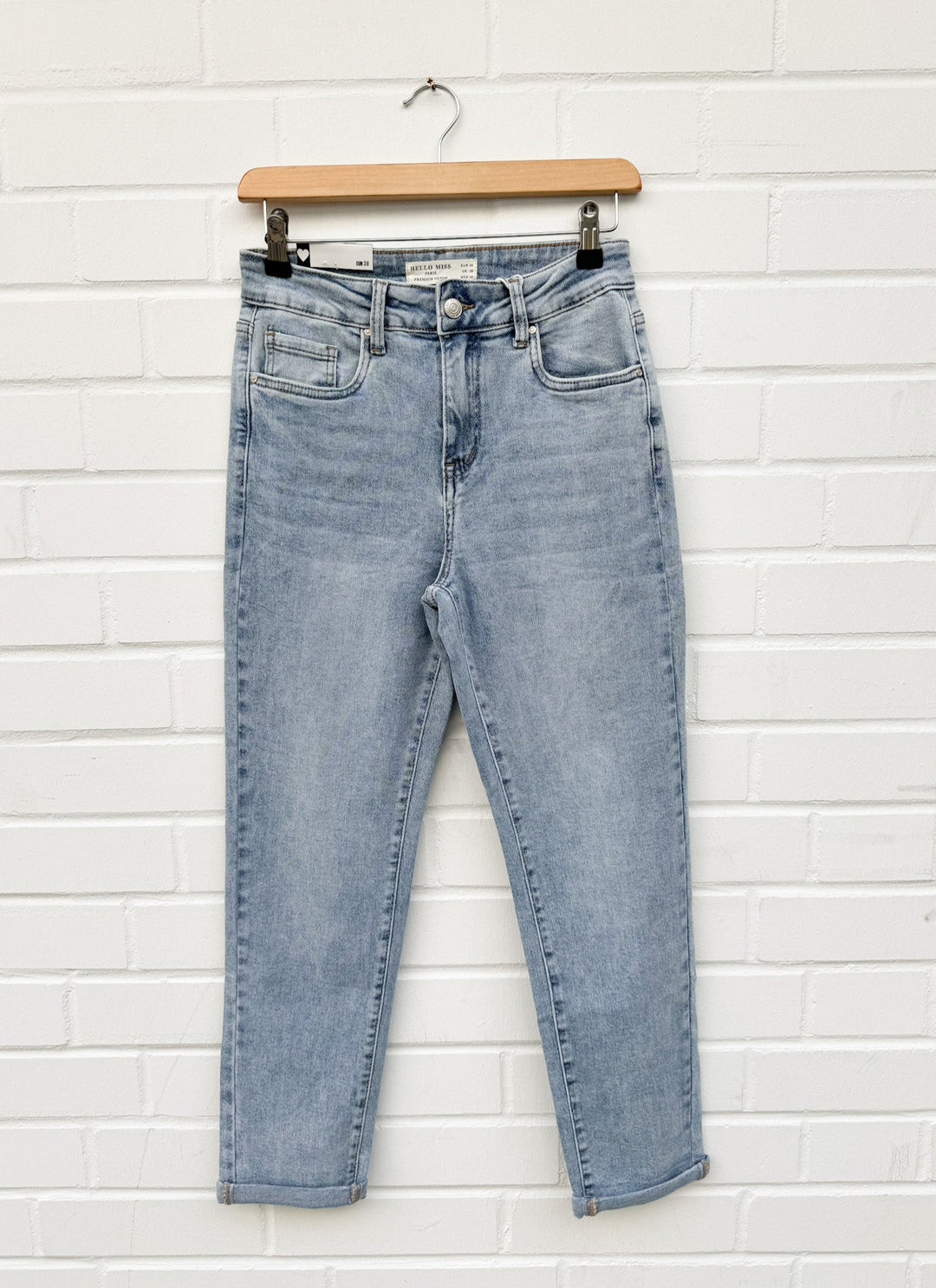 REGULAR FIT BLUE JEANS - hellblau