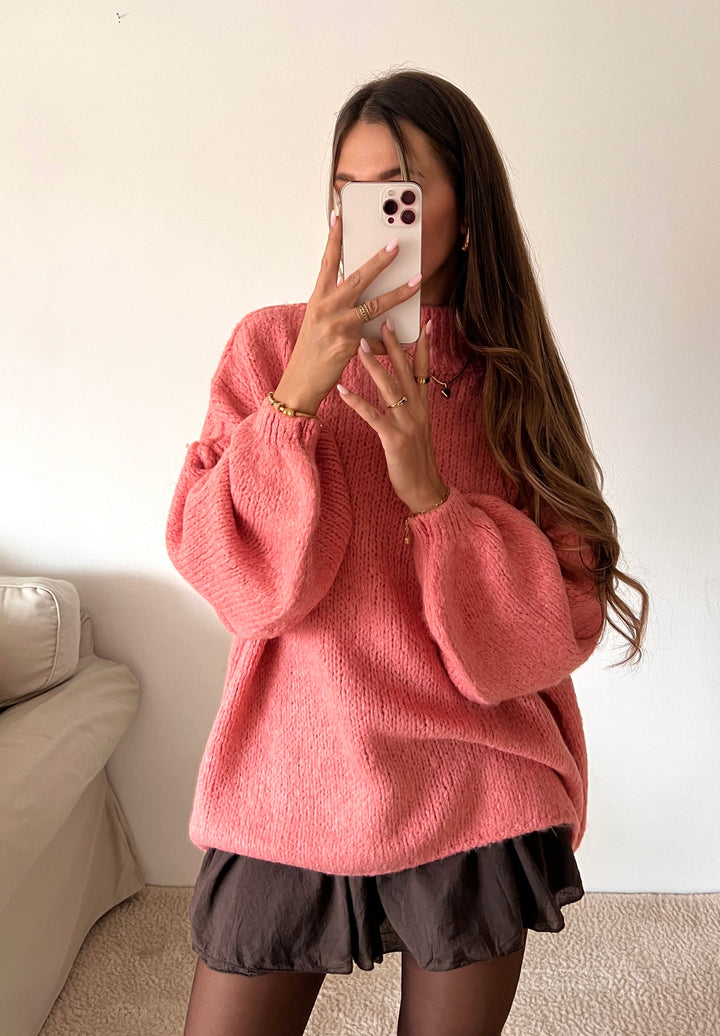 LANGER OVERSIZE STRICKPULLOVER MAIRA - versch. Farben