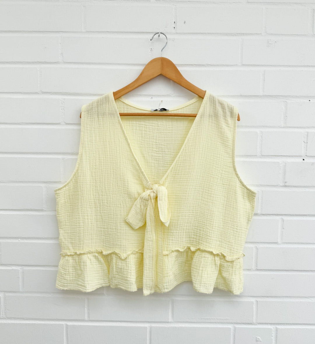 CURVY CUTE MUSSELIN BLUSE MIT SCHLEIFE - versch. Farben