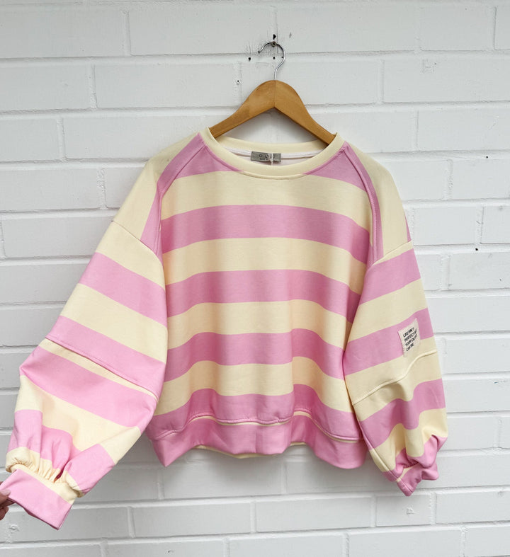 CANDY STREIFEN SWEATSHIRT - versch. Farben