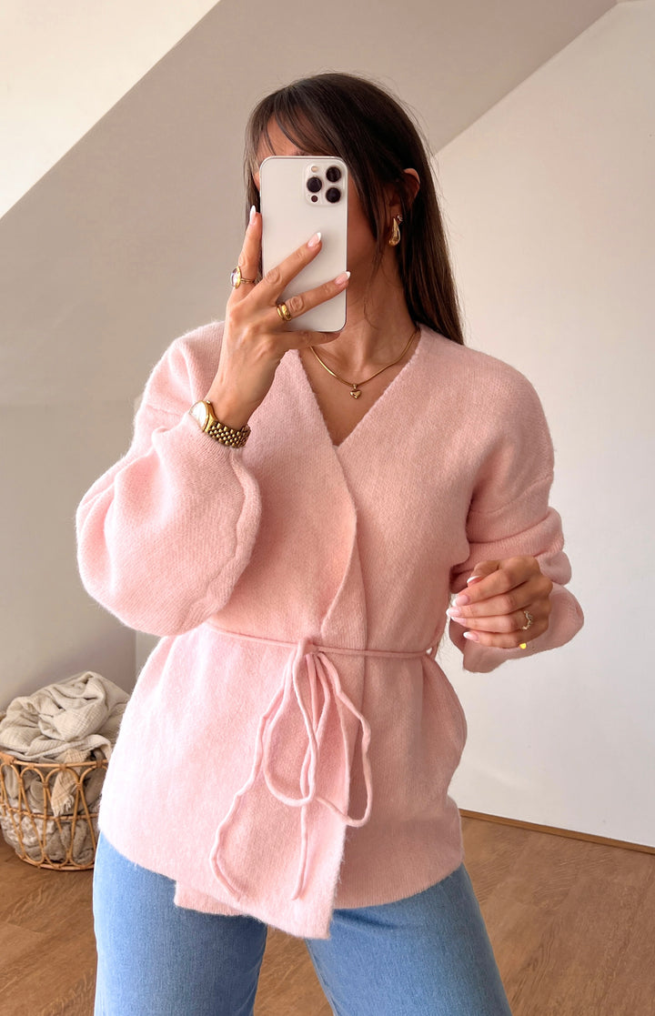 WICKEL STRICKPULLOVER MAILO - Rosa