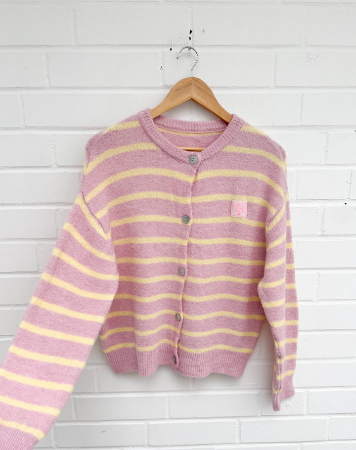 STREIFEN STRICKJACKE - Selflove Club - versch. Farben