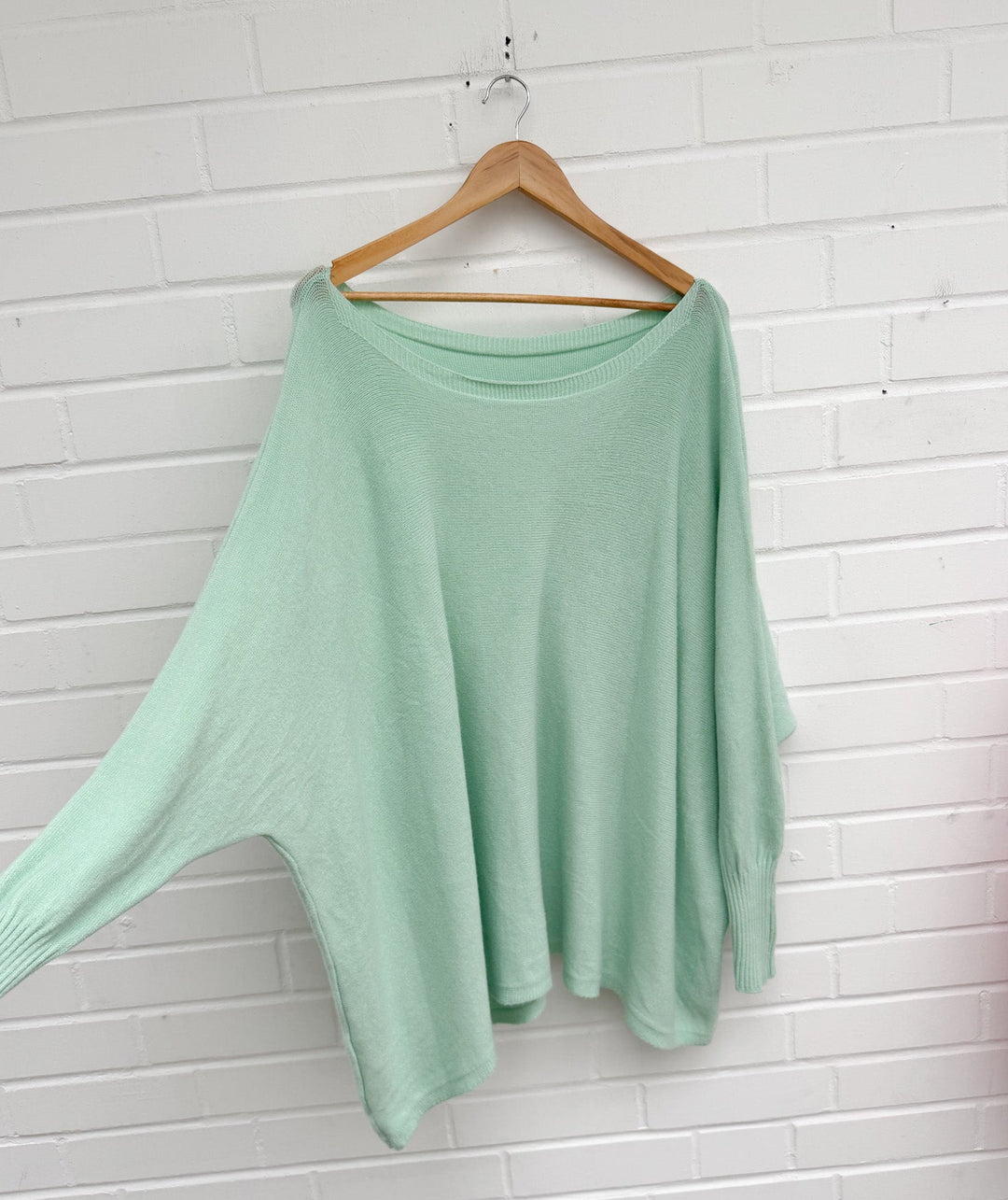 LANGER OVERSIZE BASIC PULLOVER - versch. Farben