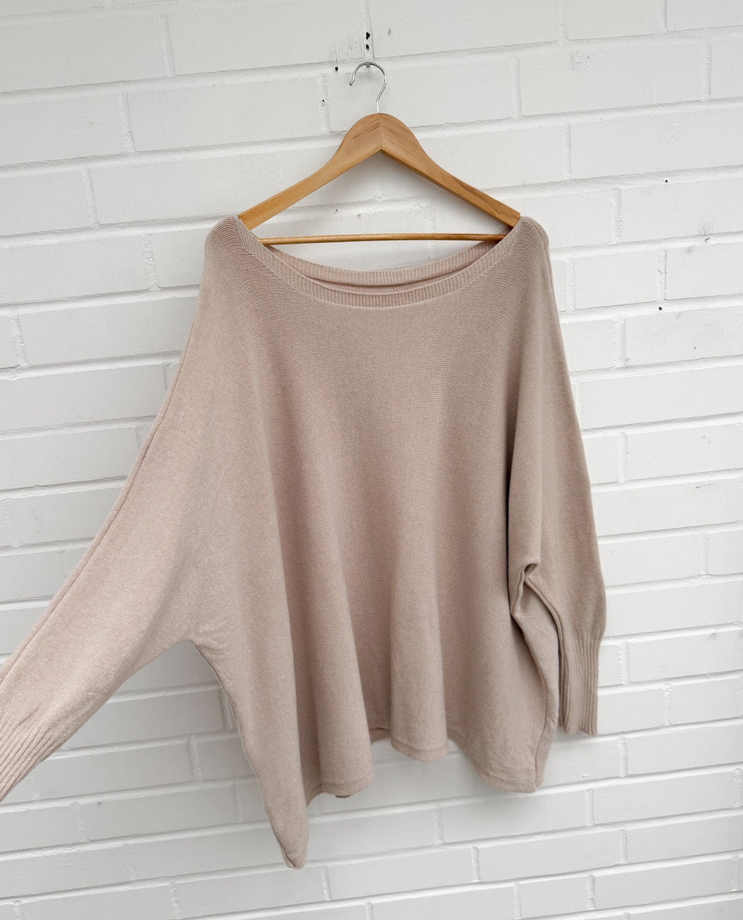 LANGER OVERSIZE BASIC PULLOVER - versch. Farben