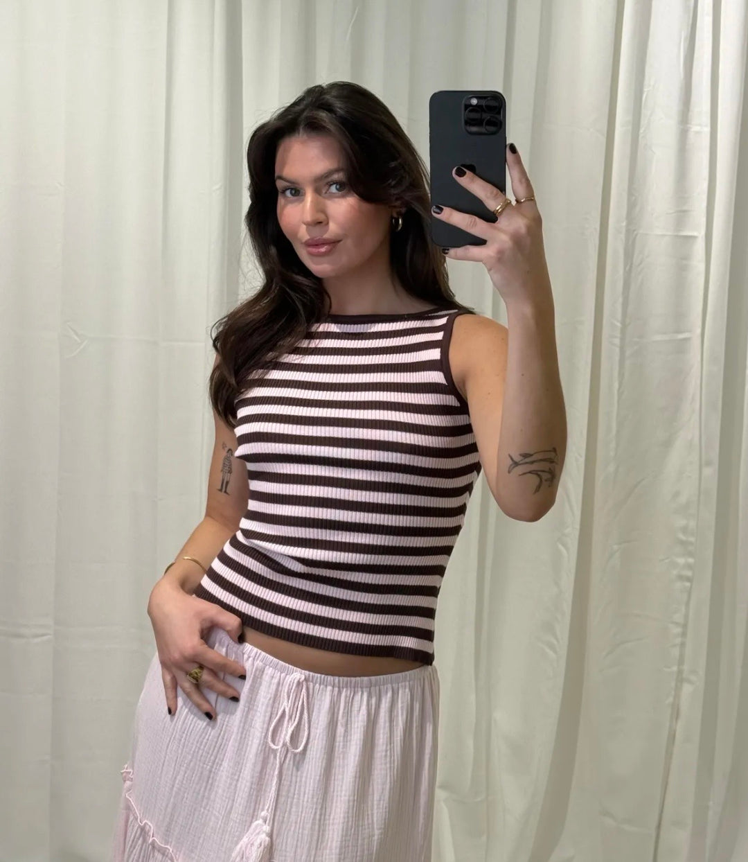 STREIFEN TOP SILINA - versch. Farben