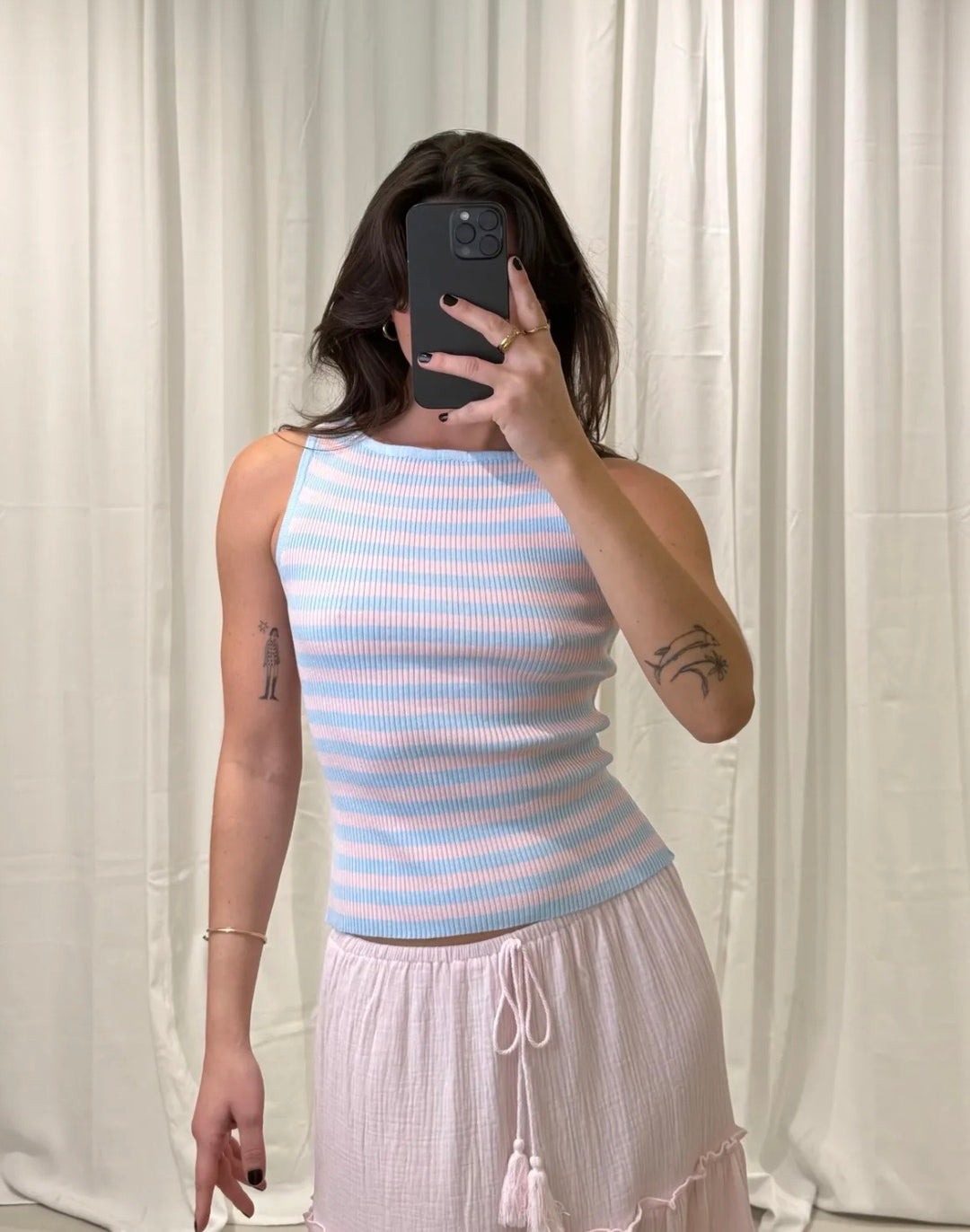 STREIFEN TOP SILINA - versch. Farben