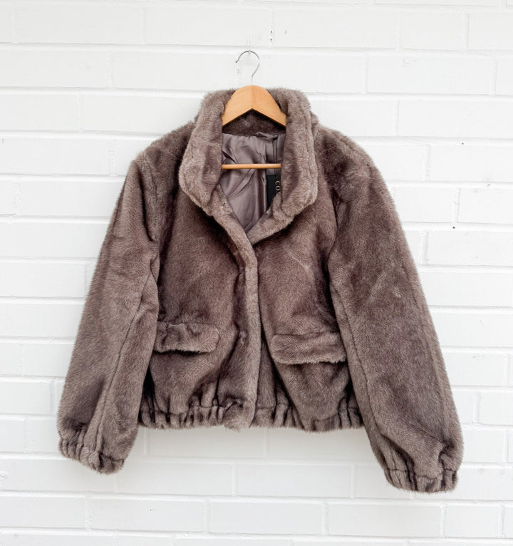 KUNSTFELL JACKE ALIA - versch. Farben
