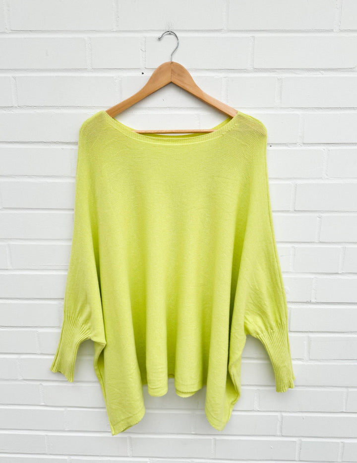 OVERSIZE BASIC STRICKPULLOVER - versch. Farben