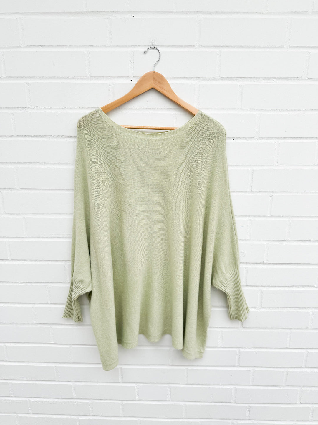 OVERSIZE BASIC STRICKPULLOVER - versch. Farben