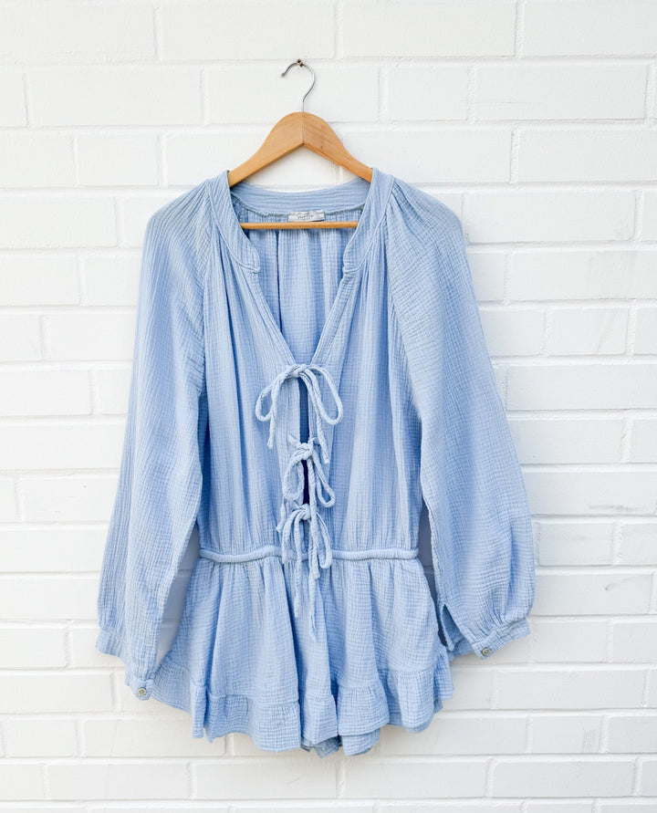 CURVY SCHLEIFEN PLAYSUIT - versch. Farben