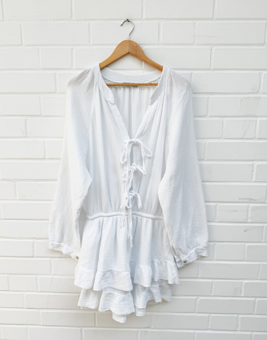 CURVY SCHLEIFEN PLAYSUIT - versch. Farben