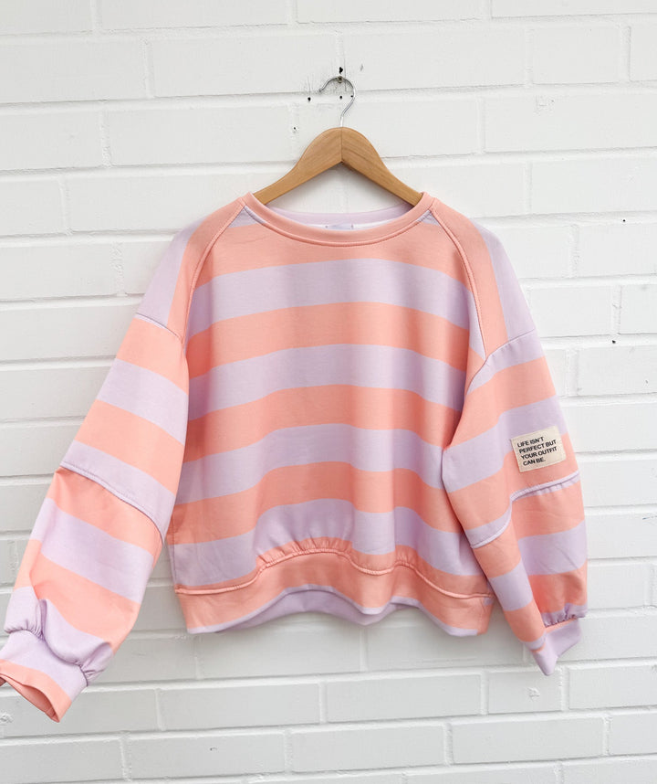 CANDY STREIFEN SWEATSHIRT - versch. Farben