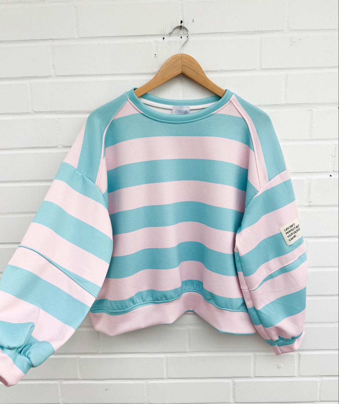 CANDY STREIFEN SWEATSHIRT - versch. Farben