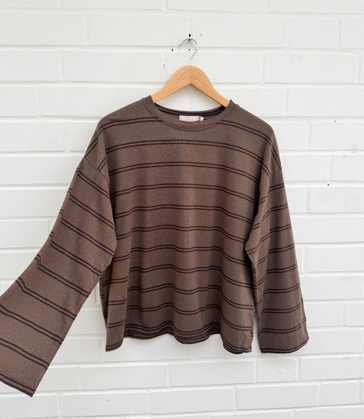 STREIFEN LONGSLEEVE KATY - versch. Farben