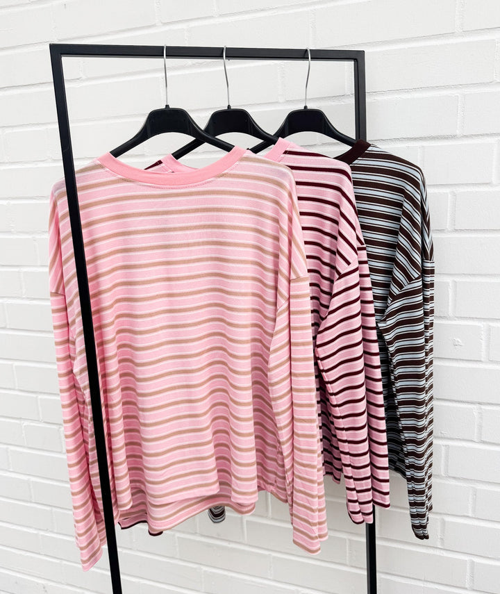 STREIFEN LONGSLEEVE ELLI - versch. Farben