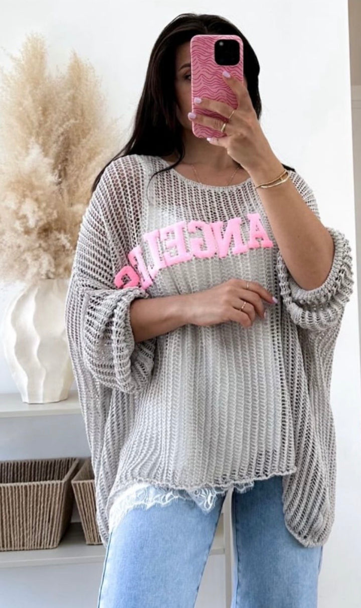 OVERSIZE LOS ANGELES PULLOVER - versch. Farben
