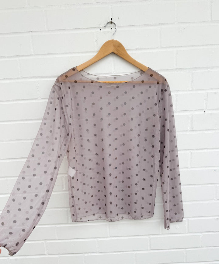 TRANSPARENTES PUNKTE SHIRT - versch. Farben