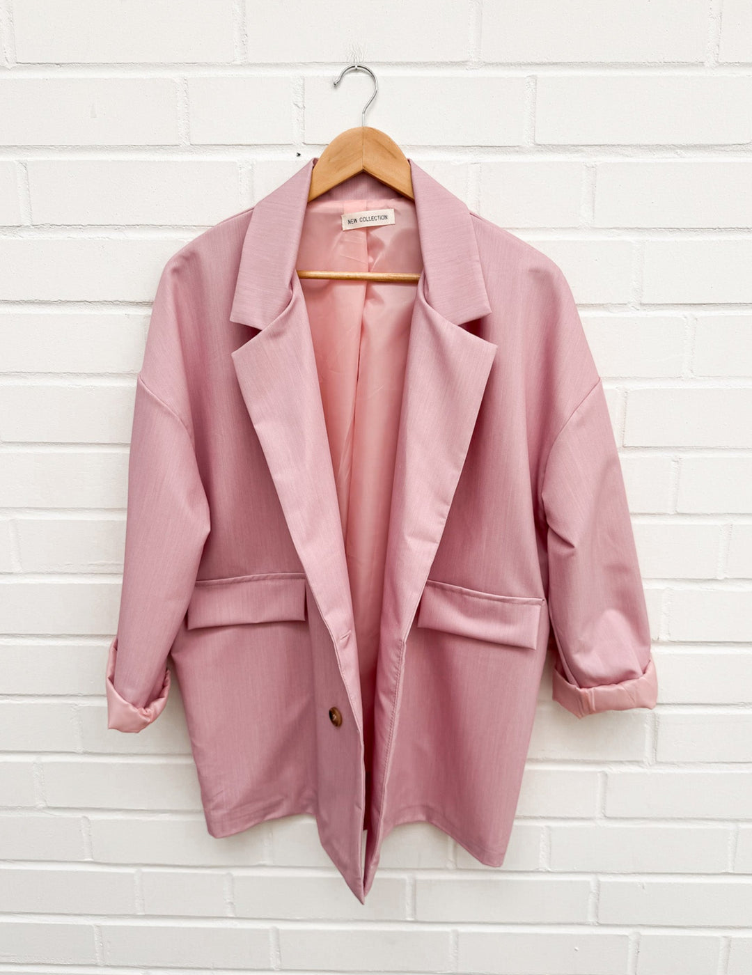 OVERSIZE BLAZER - rosa