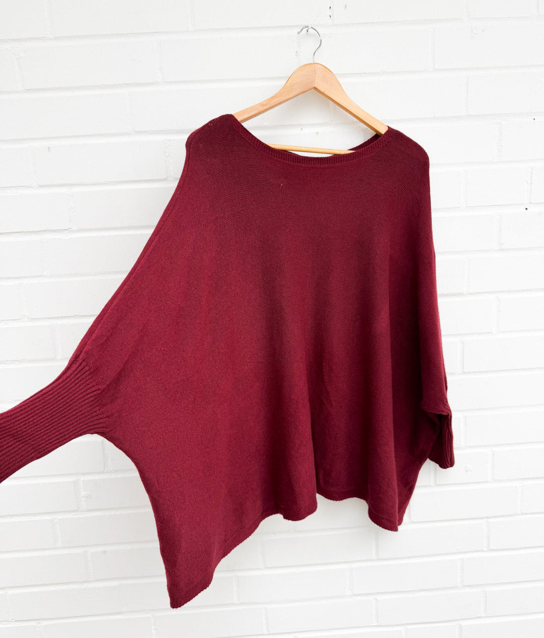 OVERSIZE BASIC STRICKPULLOVER - versch. Farben