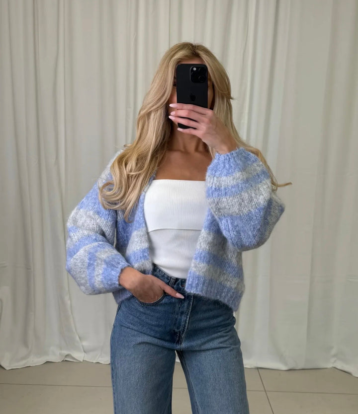 STREIFEN CARDIGAN ELLA - versch. Farben