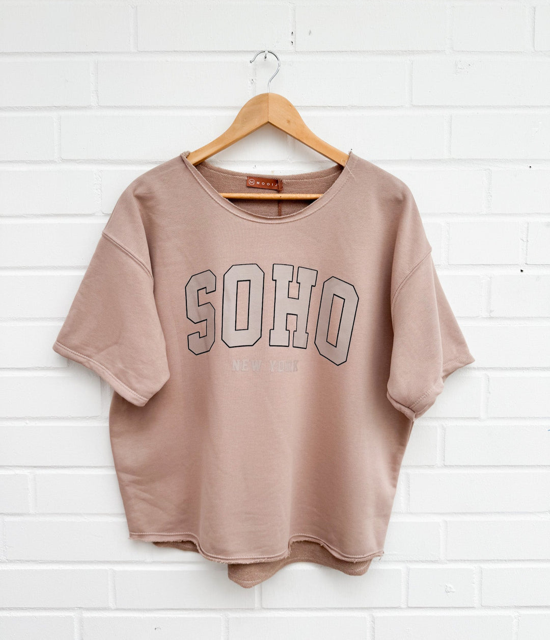 OVERSIZE SHIRT SOHO - helles braun