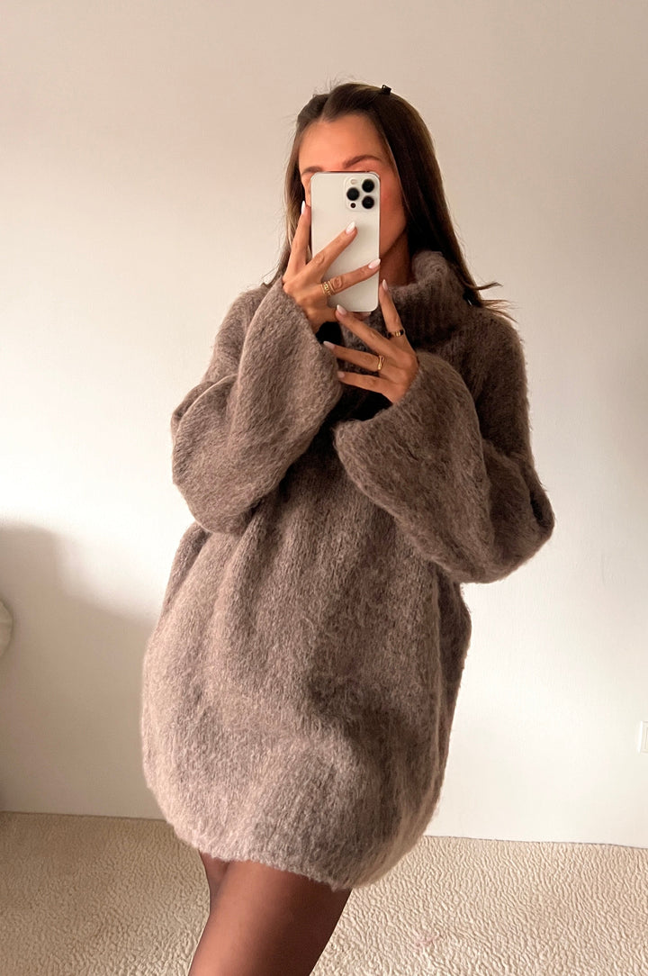 COZY ROLLKRAGEN LONGPULLOVER - versch. Farben