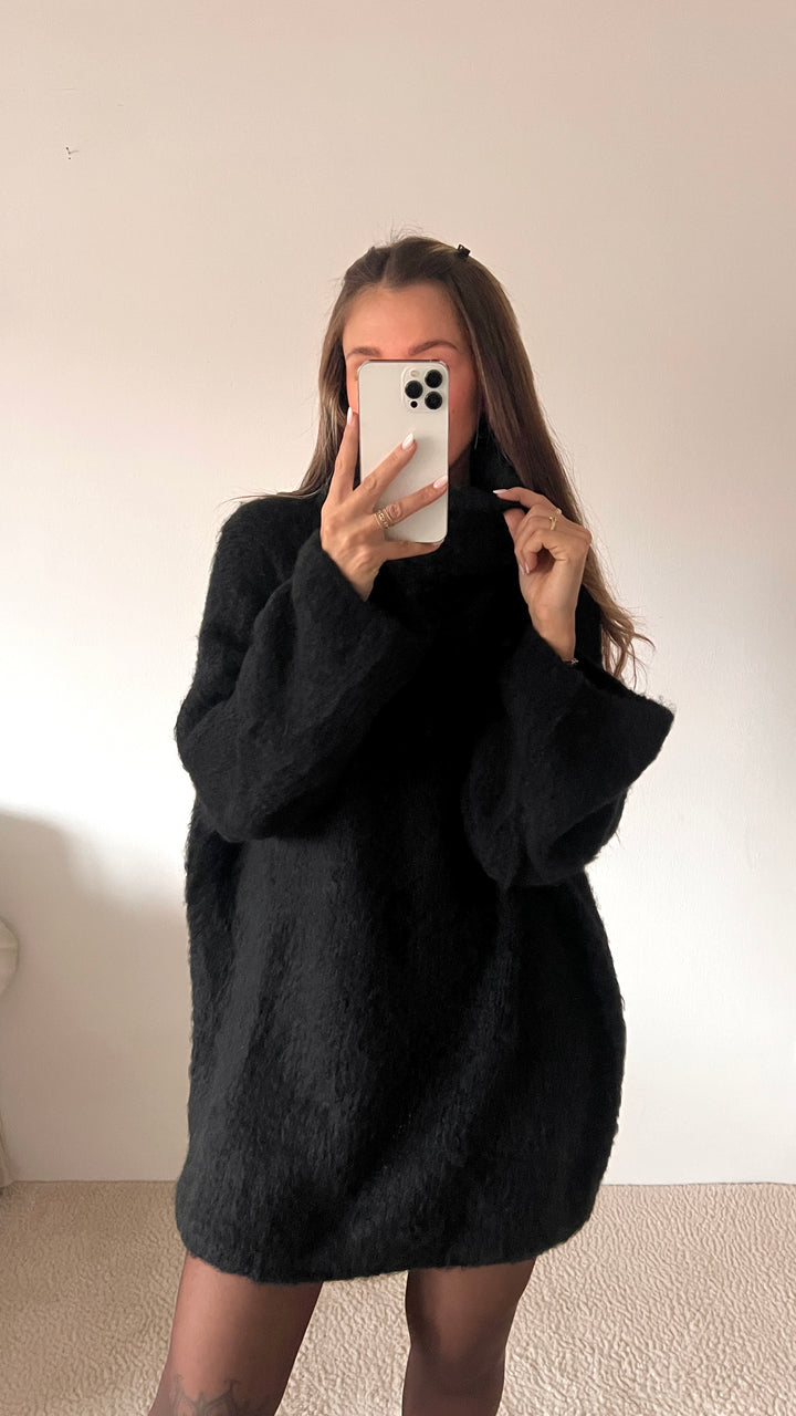 COZY ROLLKRAGEN LONGPULLOVER - versch. Farben