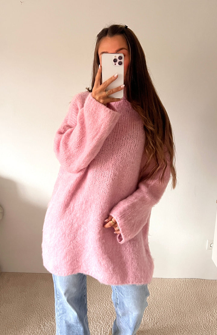 COZY ROLLKRAGEN LONGPULLOVER - versch. Farben