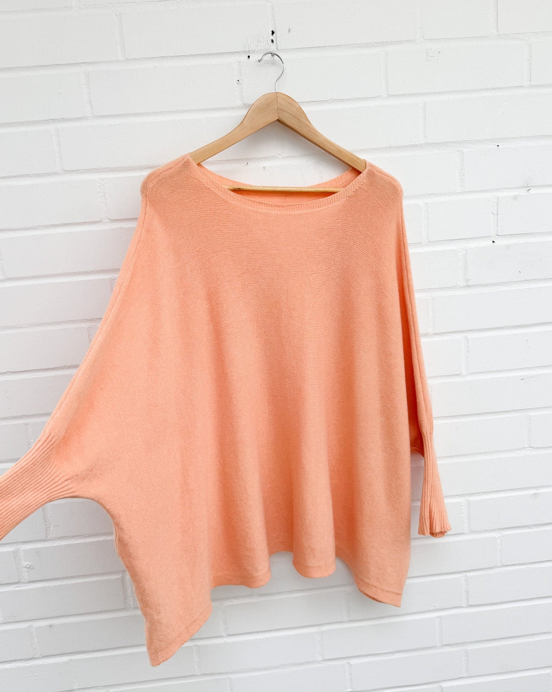 OVERSIZE BASIC STRICKPULLOVER - versch. Farben