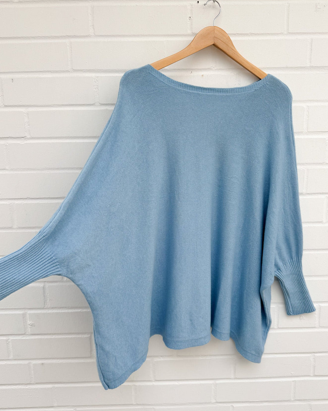 OVERSIZE BASIC STRICKPULLOVER - versch. Farben