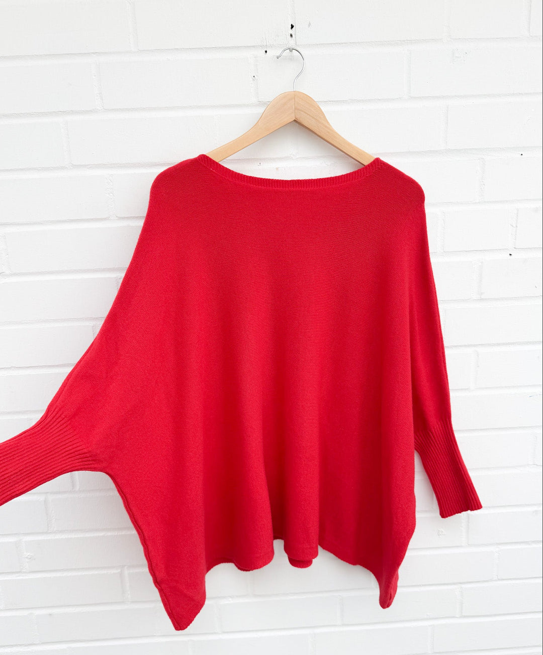 OVERSIZE BASIC STRICKPULLOVER - versch. Farben
