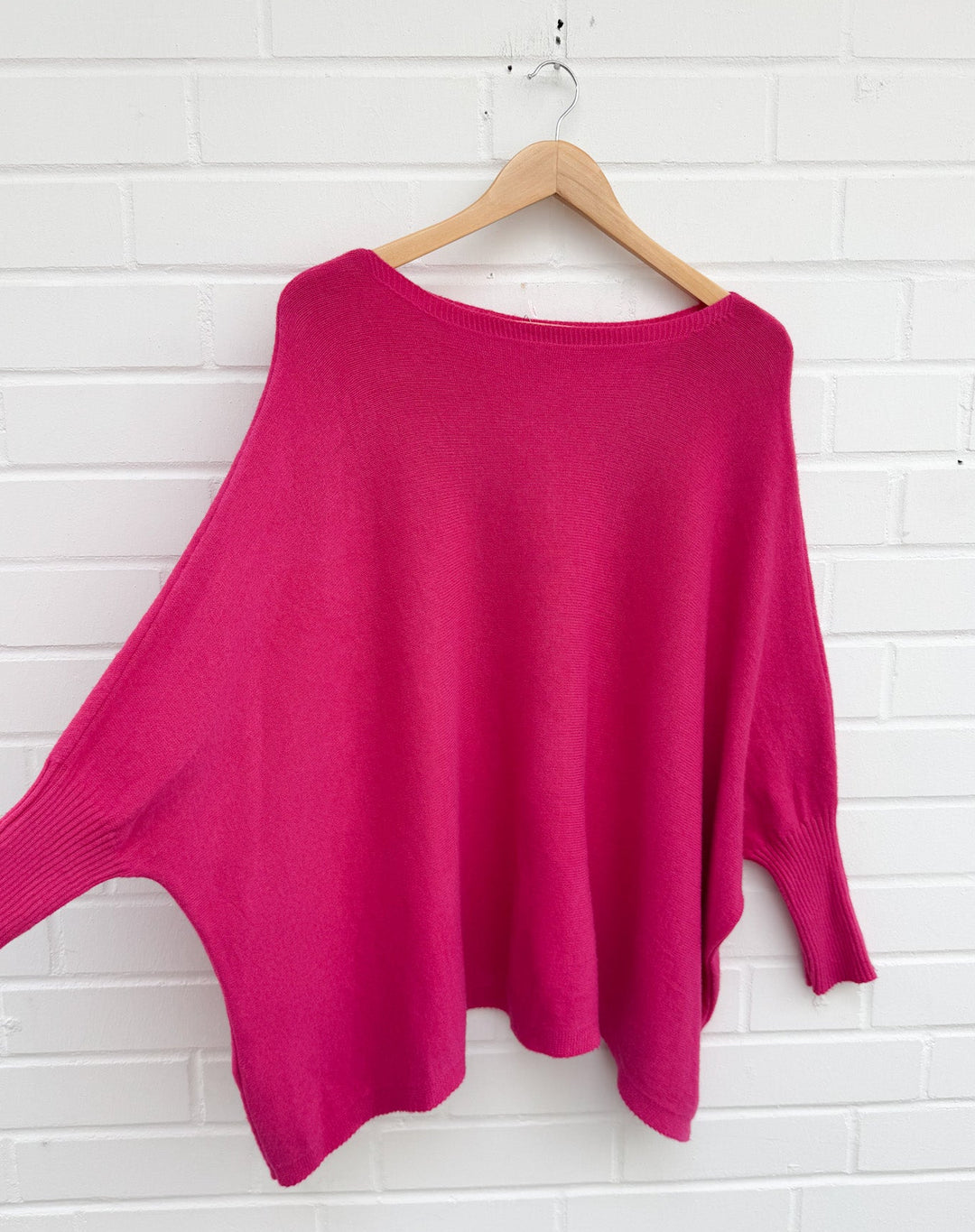 OVERSIZE BASIC STRICKPULLOVER - versch. Farben