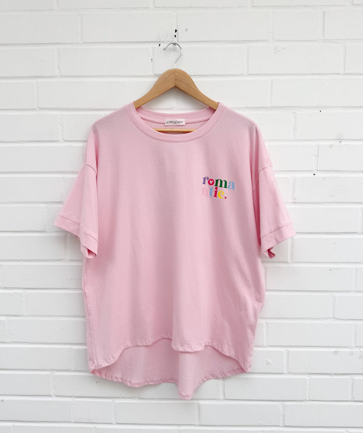T-SHIRT ROMANTIC - versch. Farben