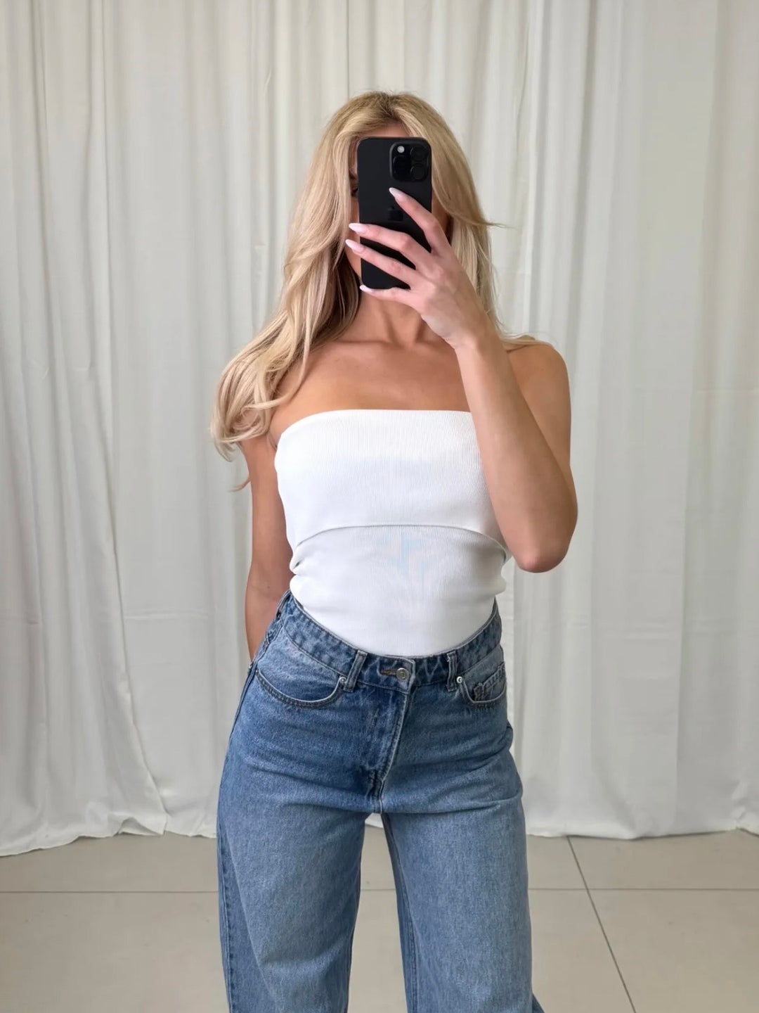 OFF SHOULDER TOP ELA - versch. Farben