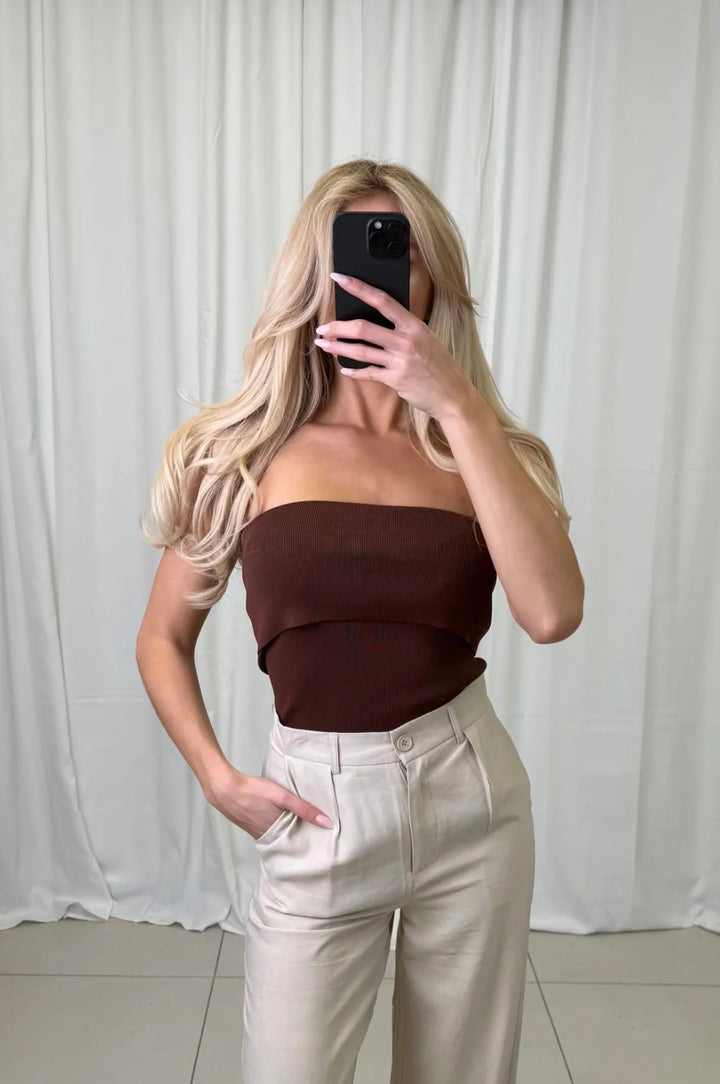 OFF SHOULDER TOP ELA - versch. Farben