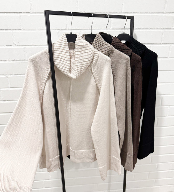 STRICKPULLOVER HEIDI mit Rollkragen - versch. Farben